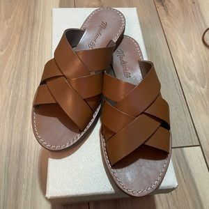 Madewell The Boardwalk Woven Slide Sandal